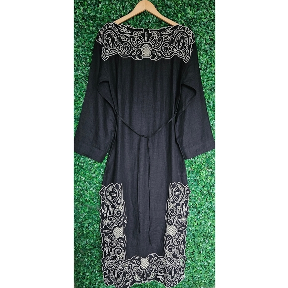 J.Crew Linen Cutwork Tunic Dress - Picture 6 of 12